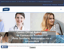 Tablet Screenshot of grupoceep.com
